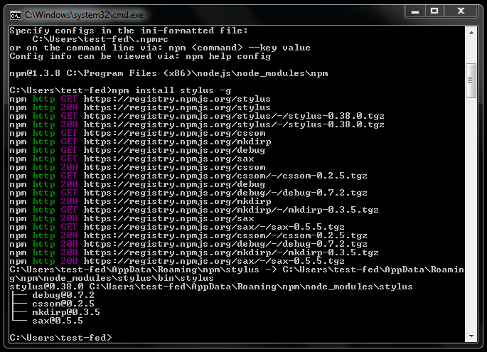 nodejs kurulumu
