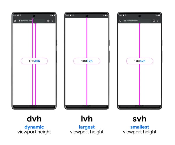 Yeni bakış alanı(viewport) değerleri