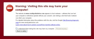 google-warning